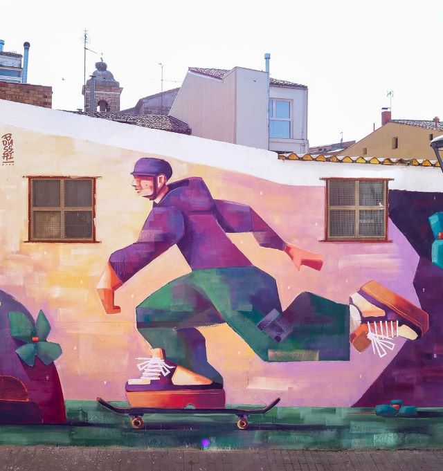 dan bonssai - street art avenue - torrefarrera - espagne