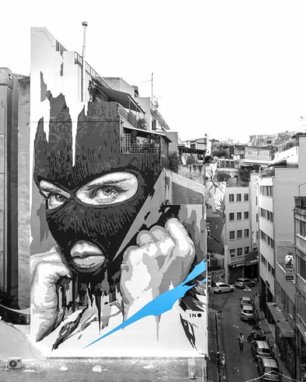 ino - street art avenue - athenes - grece