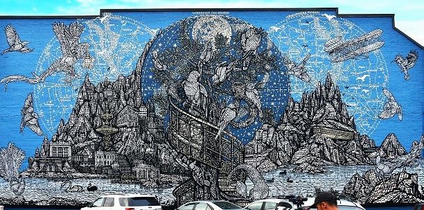 monkeybird - street art avenue - montgomery - usa