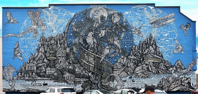 monkeybird - street art avenue - montgomery - usa