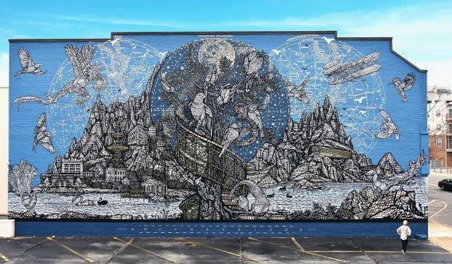 monkeybird - street art avenue - montgomery - usa