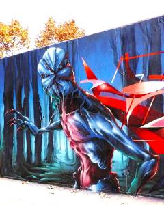 zurik - milouz - street art avenue - barcelone - espagne