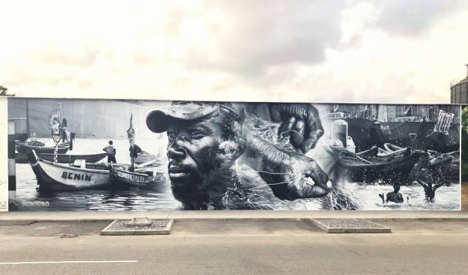 aero - street art avenue - cotonou - benin