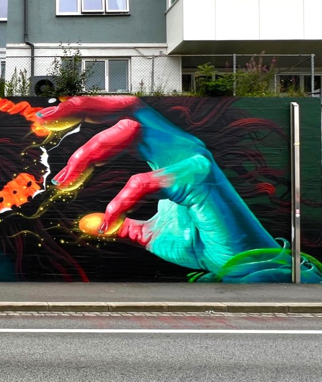 m.u.m - street art avenue - bergen - norvège