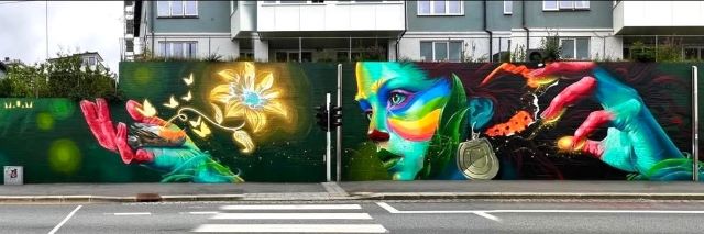 m.u.m - street art avenue - bergen - norvège