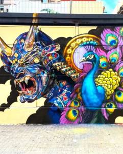 anton seoane - rokdoctoy - street art avenue - barcelone - espagne