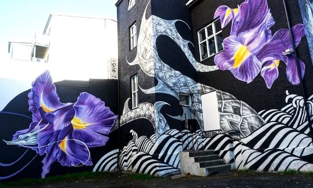 caratoes - street art avenue - reykjavik - islande