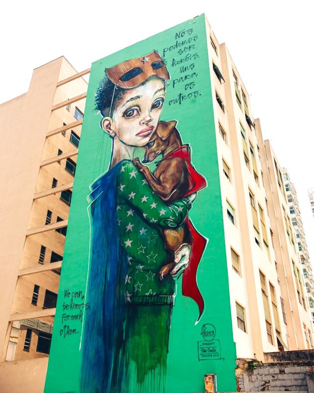hera herakut - street art avenue - sao paulo - bresil