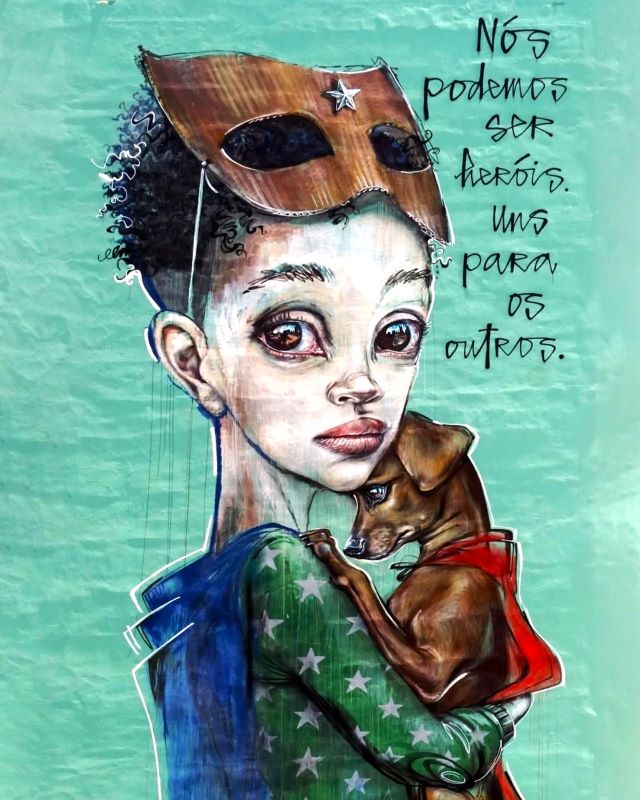 hera herakut - street art avenue - sao paulo - bresil