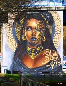 k2b graff - naja calligraphie - street art avenue -elbeuf - france