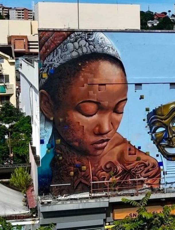 xan - breeze yoko - street art avenue - fort de france - france