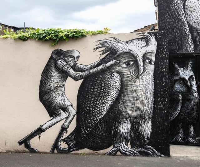 phlegm - street art avenue - londres - angleterre