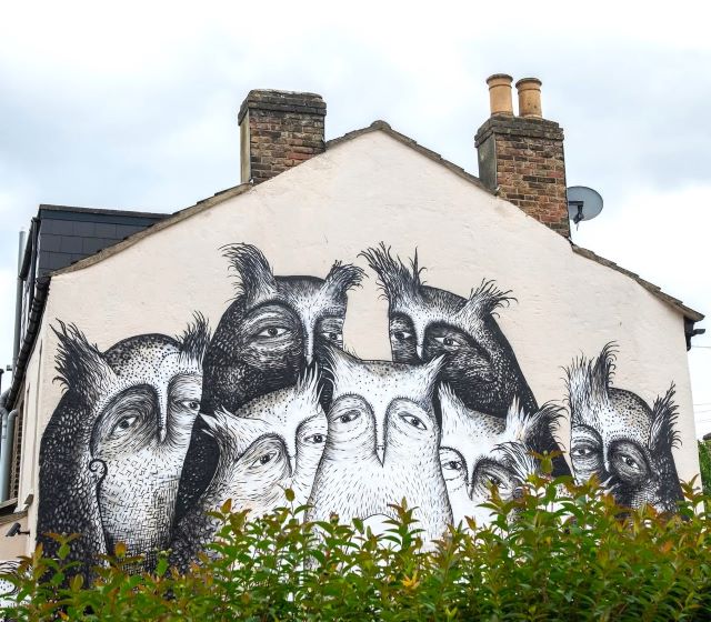 phlegm - street art avenue - londres - angleterre