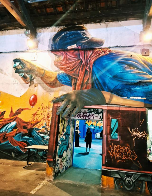 l'aerosol -street art avenue - marseille - france