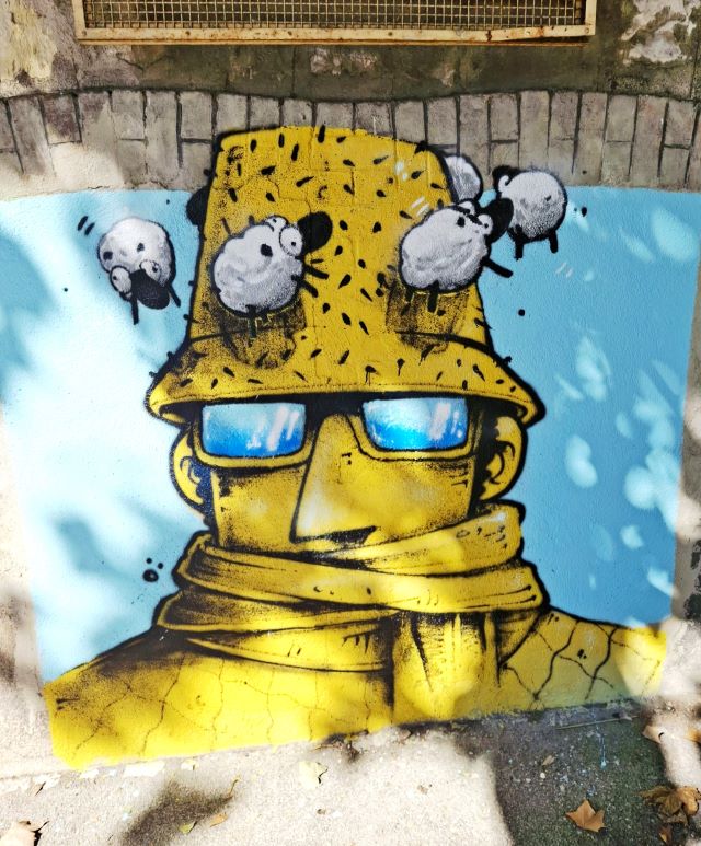 l'aerosol -street art avenue - marseille - france