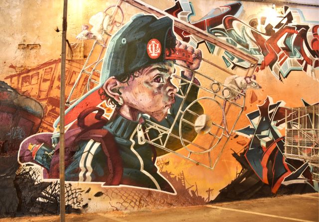 l'aerosol -street art avenue - marseille - france
