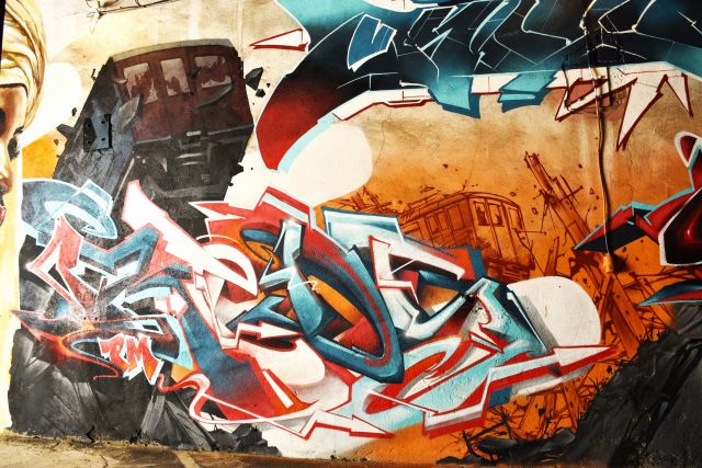 l'aerosol -street art avenue - marseille - france
