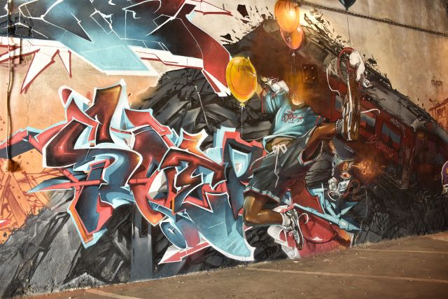 l'aerosol -street art avenue - marseille - france