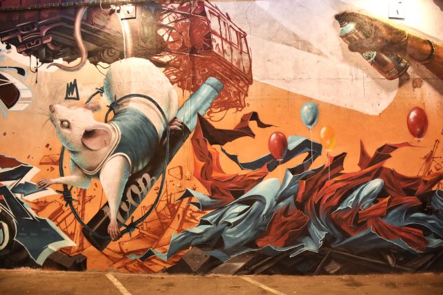 l'aerosol -street art avenue - marseille - france